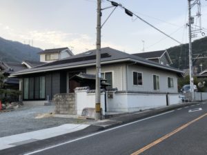 田尻町の建て替えられた家