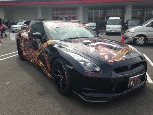 R35のGT-Rの痛車